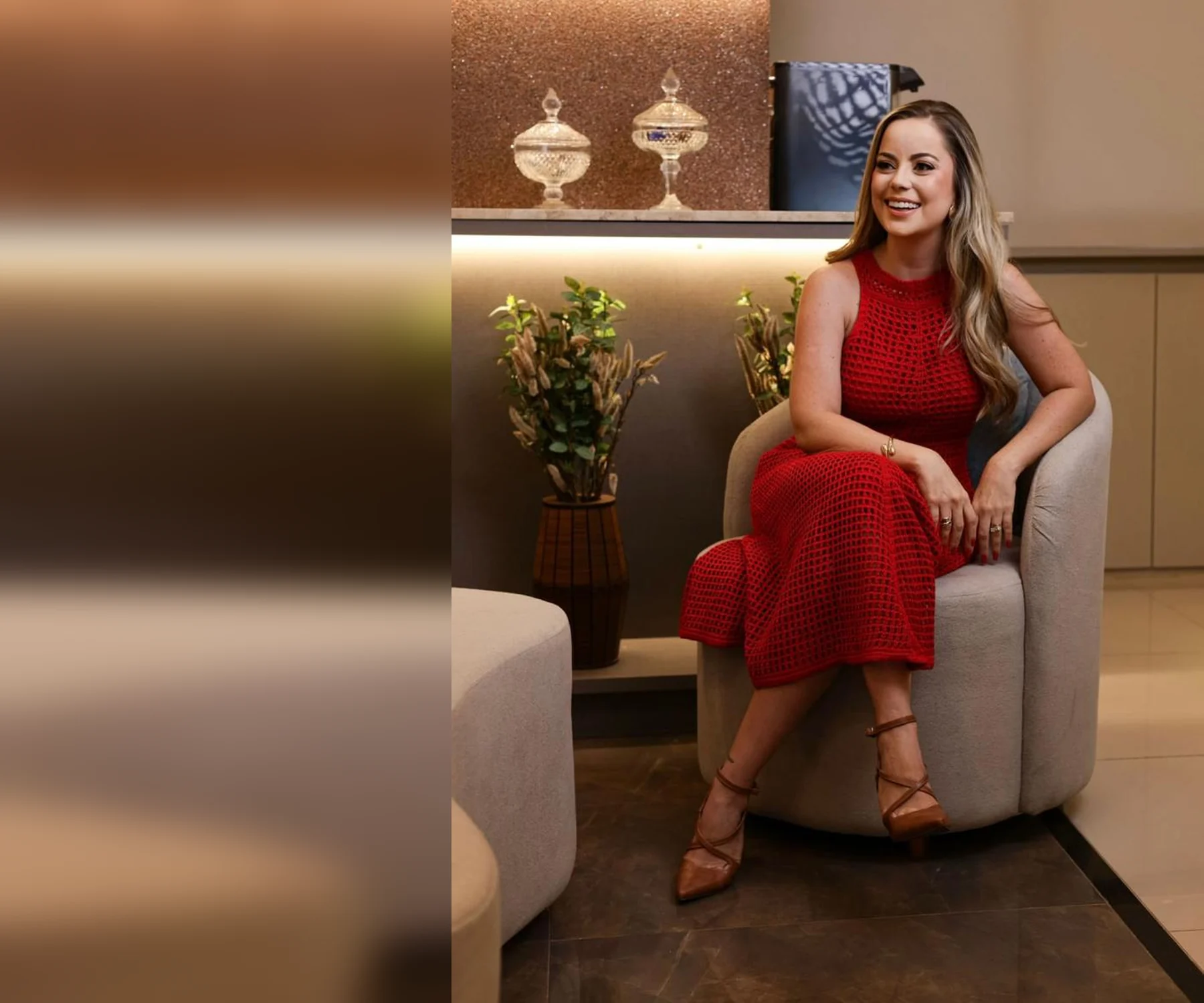 Marjorie Vaz, CEO da INFOCO Saúde Corporativa, no escritório da empresa em Goiânia