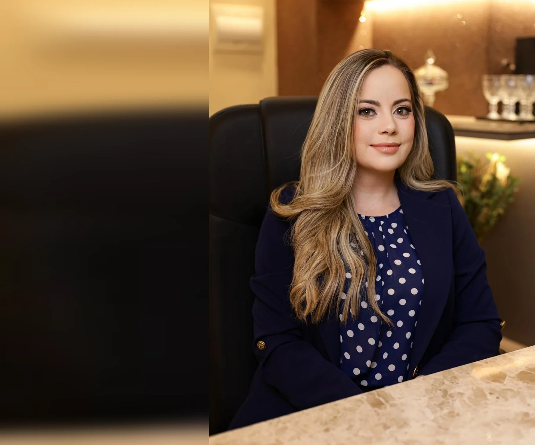 Marjorie Vaz, CEO da INFOCO Saúde Corporativa, no escritório da empresa em Goiânia