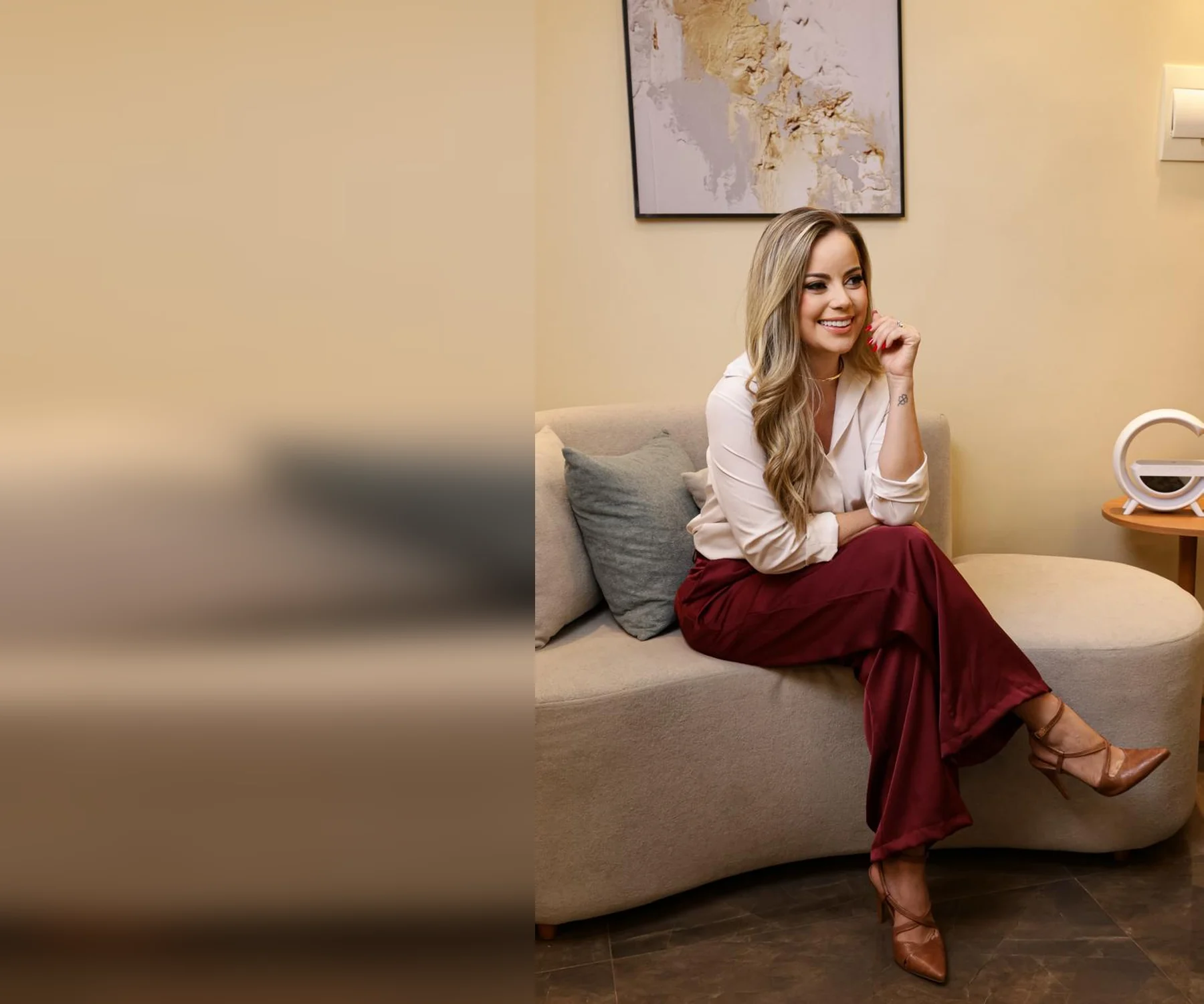 Marjorie Vaz, CEO da INFOCO Saúde Corporativa, no escritório da empresa em Goiânia