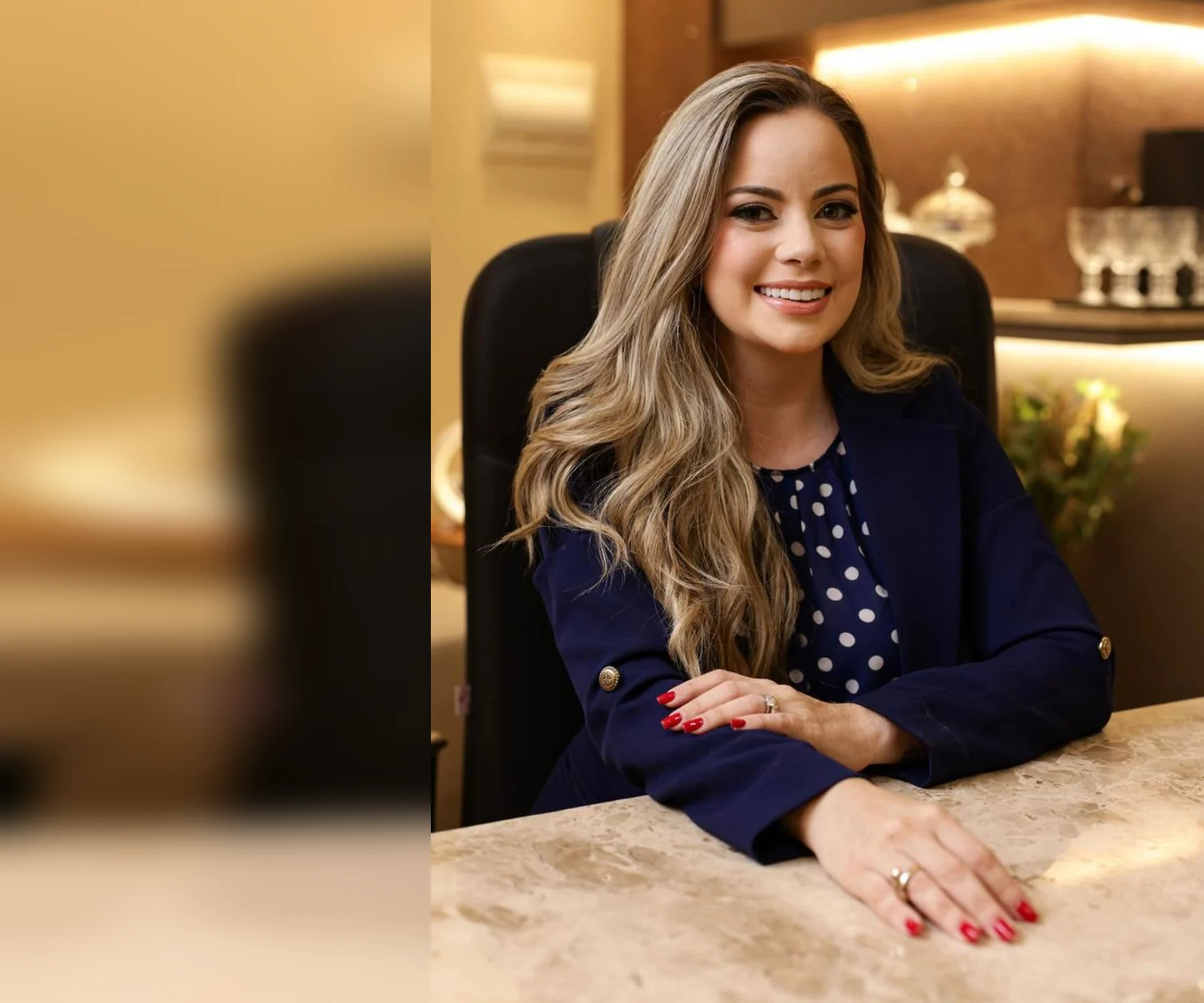 Marjorie Vaz, CEO da INFOCO Saúde Corporativa, no escritório da empresa em Goiânia